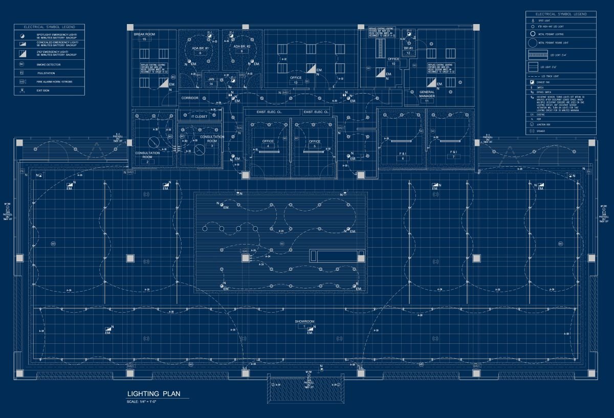 Automotive Retail Showroom – MEP Engineering, AR Design LLC