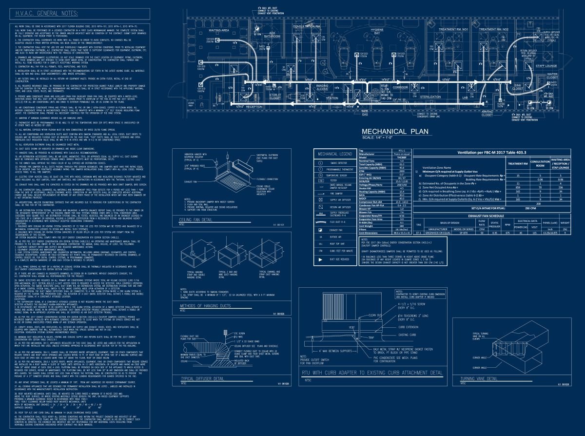 Dental Clinic – Mechanical Plan