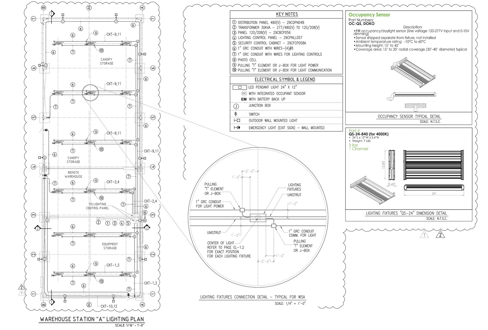 Electrical Lighting System Installation – Construction Documentation, AR Design LLC