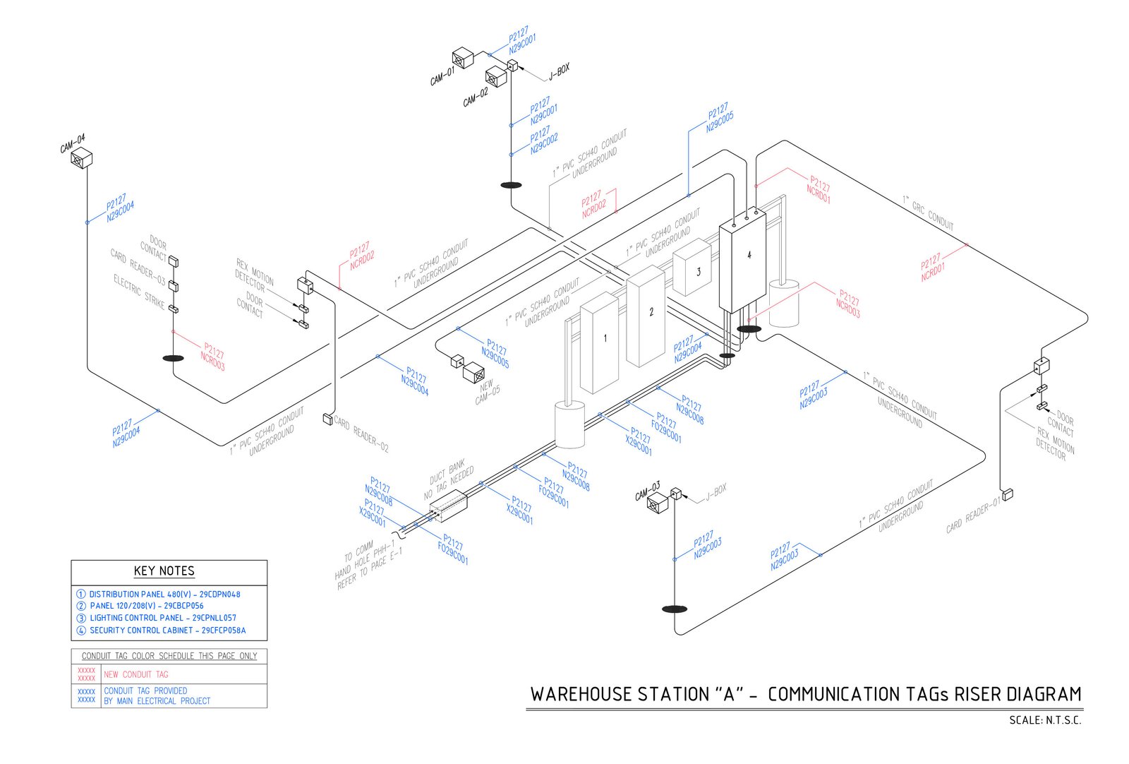 Electrical Riser TAG Plan Sheet 2