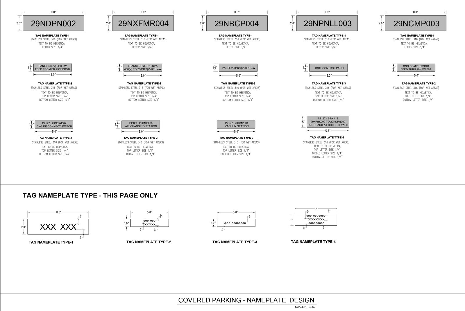 Nameplate TAG Design Sheet 2