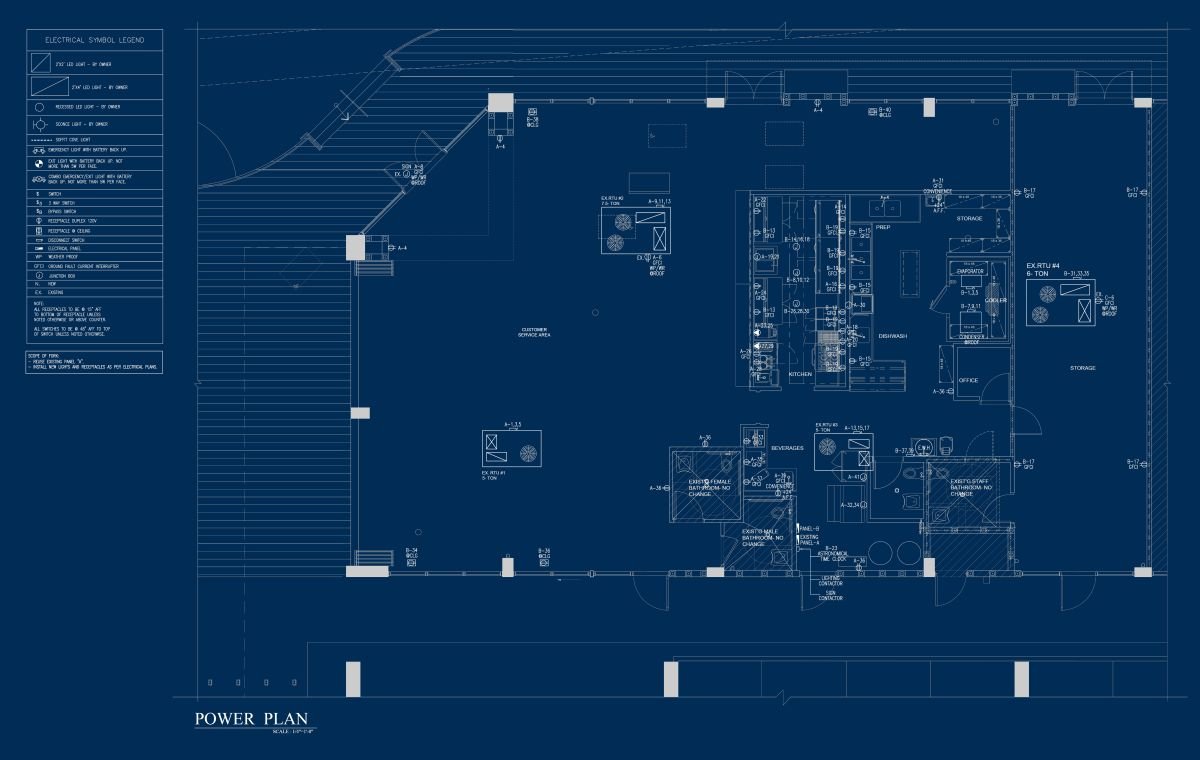 Full-Service Restaurant – Power Plan
