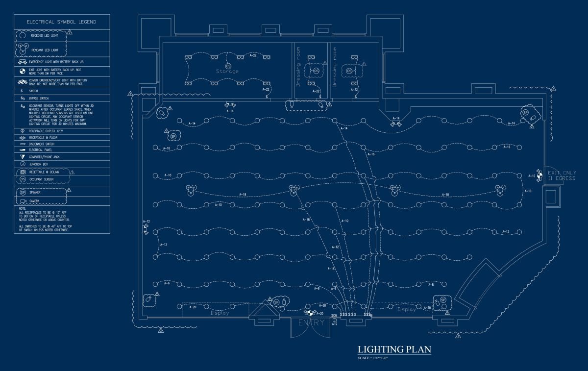 Retail Fashion Store – MEP Engineering, AR Design LLC