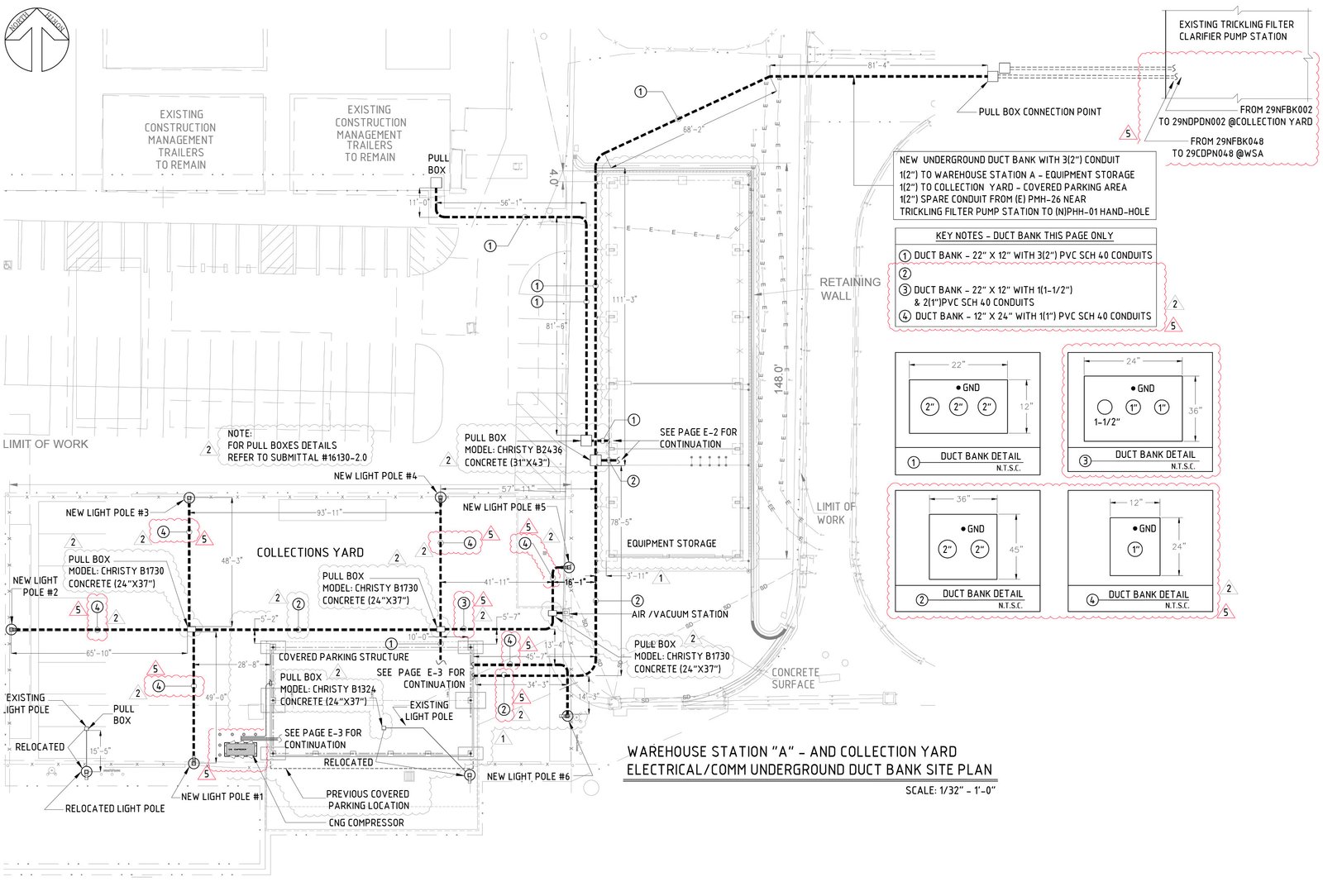 Underground Electrical Duct Bank – Construction Documentation, AR Design LLC
